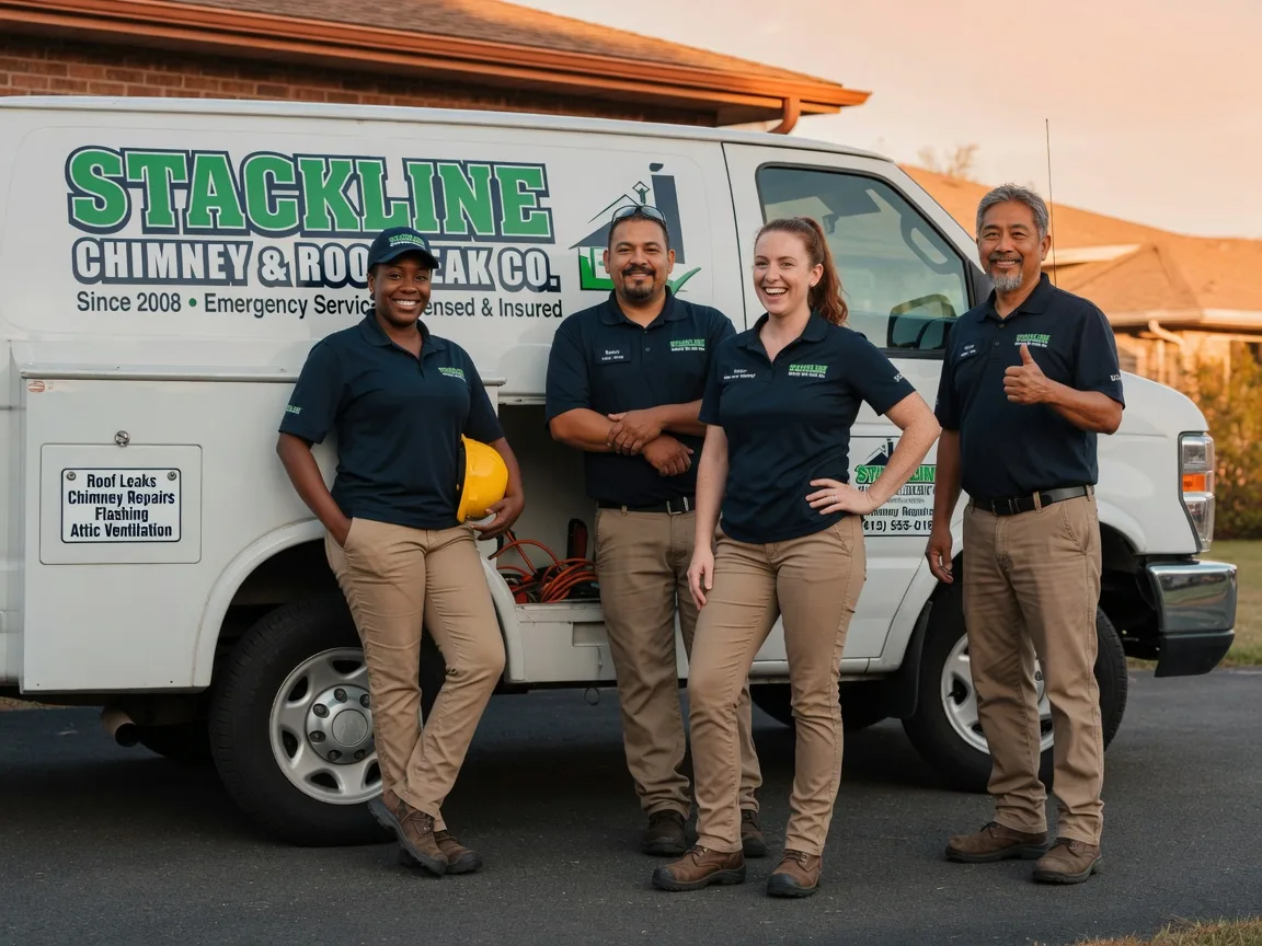 Chimney flashing repair company in Roanoke Rapids, NC